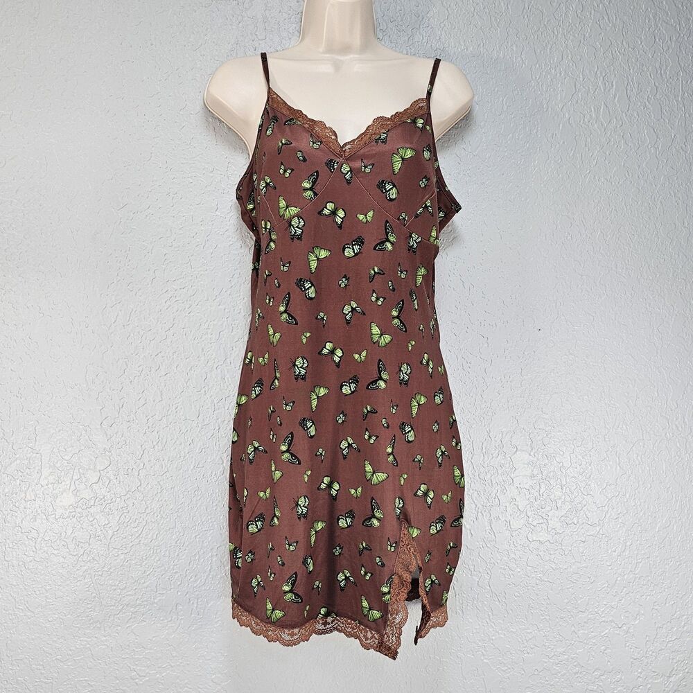 J for Justify Y2K Butterfly Print Mini Dress - Size L
